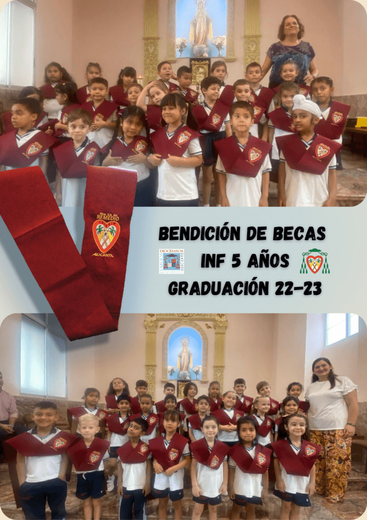 INF 5 AÑOS ACTO BENDICIÓN DE BECAS GRADUACIÓN 22 23 Colegio Ntra